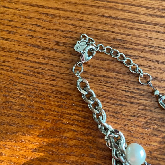 Nakamol Bold Silver Plated Fresh Water Pearl Necklace - Excellent Condition! - Picture 5 of 7